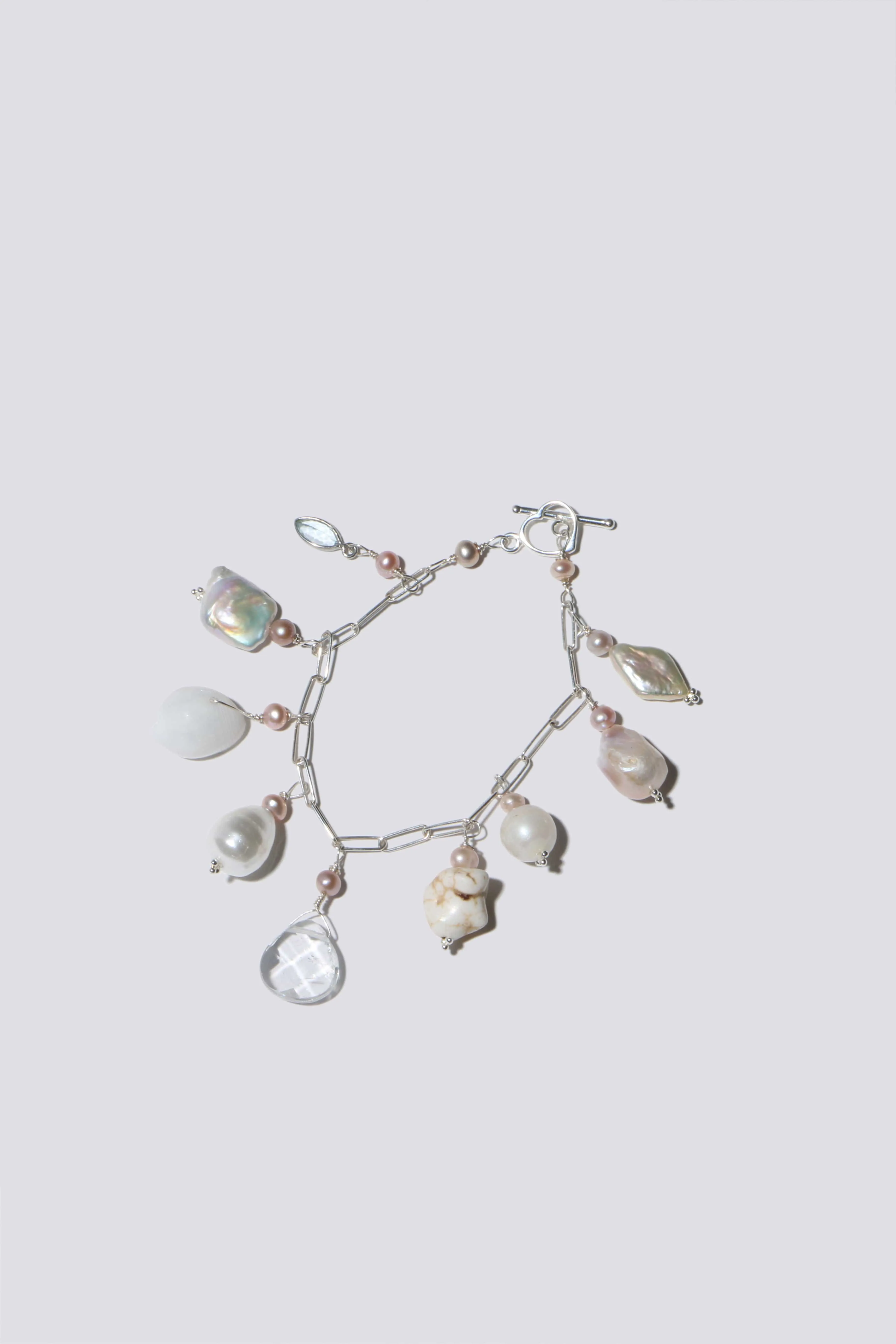 Pearly Charm Bracelet