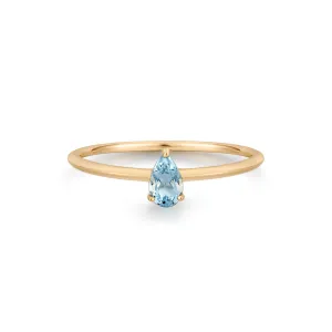 PERRY | Aquamarine Solitaire Ring