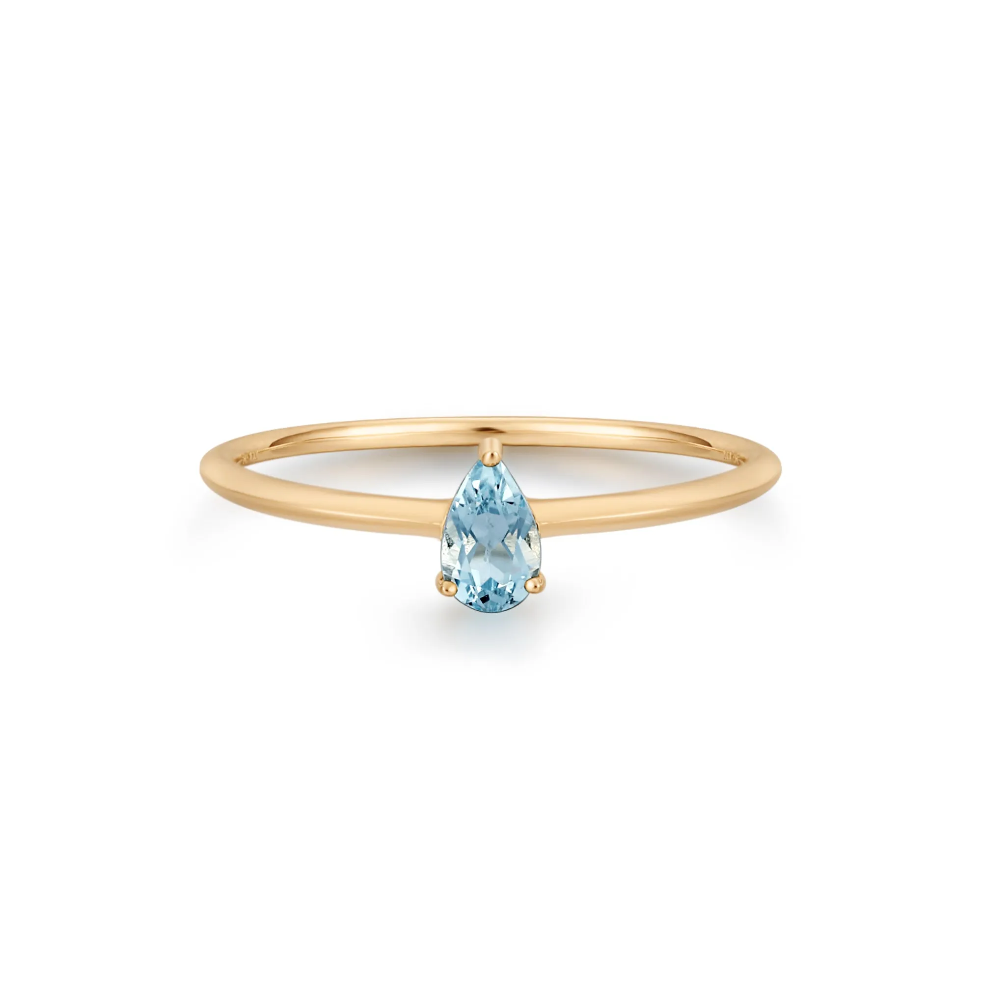 PERRY | Aquamarine Solitaire Ring