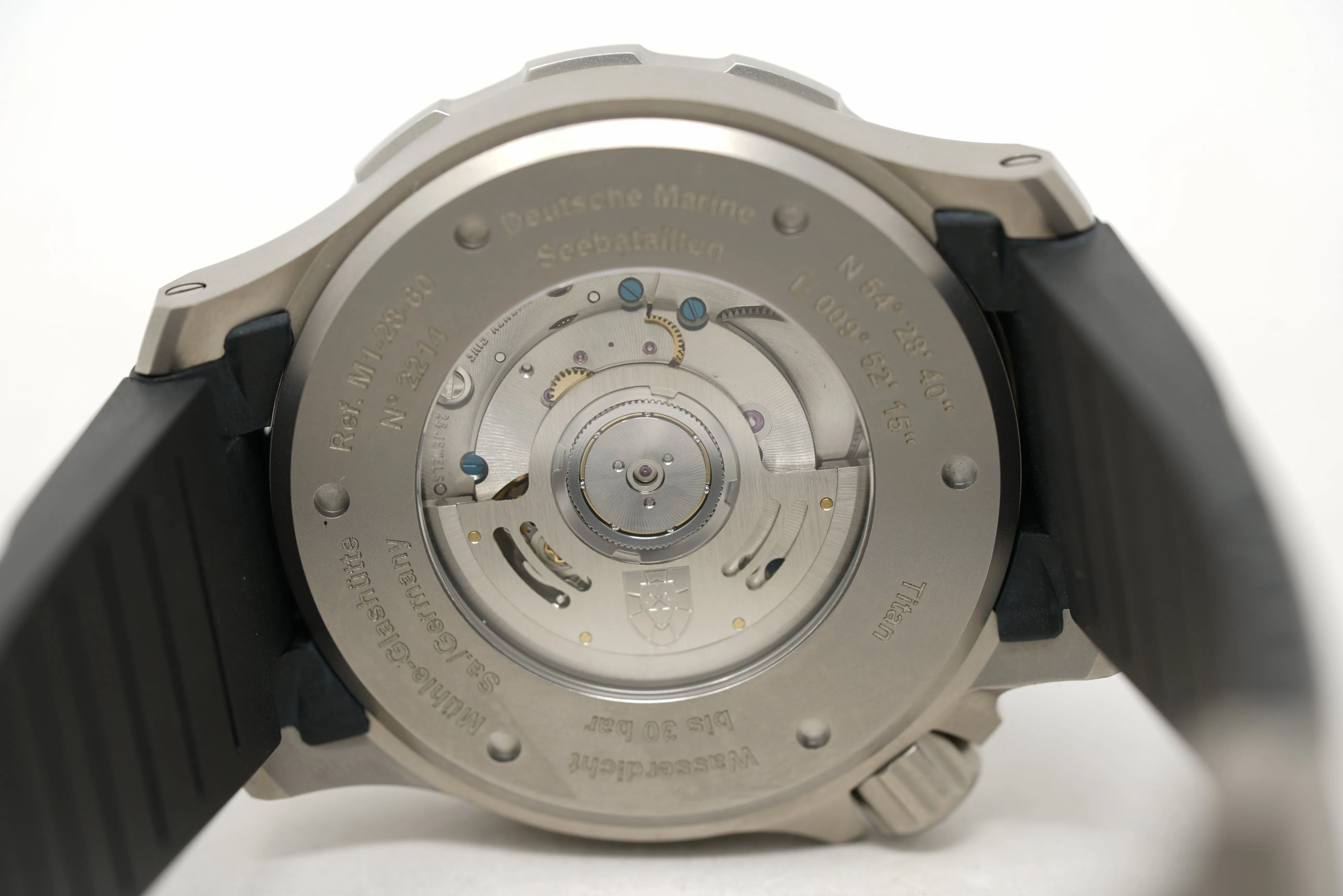Pre-Owned Mühle Glashütte Seebataillon GMT M1-28-62-KB