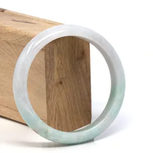 RealJade® "Classic Bangle" Genuine Burmese High Quality Jadeite Jade Bangle Bracelet (62.23 mm) #113