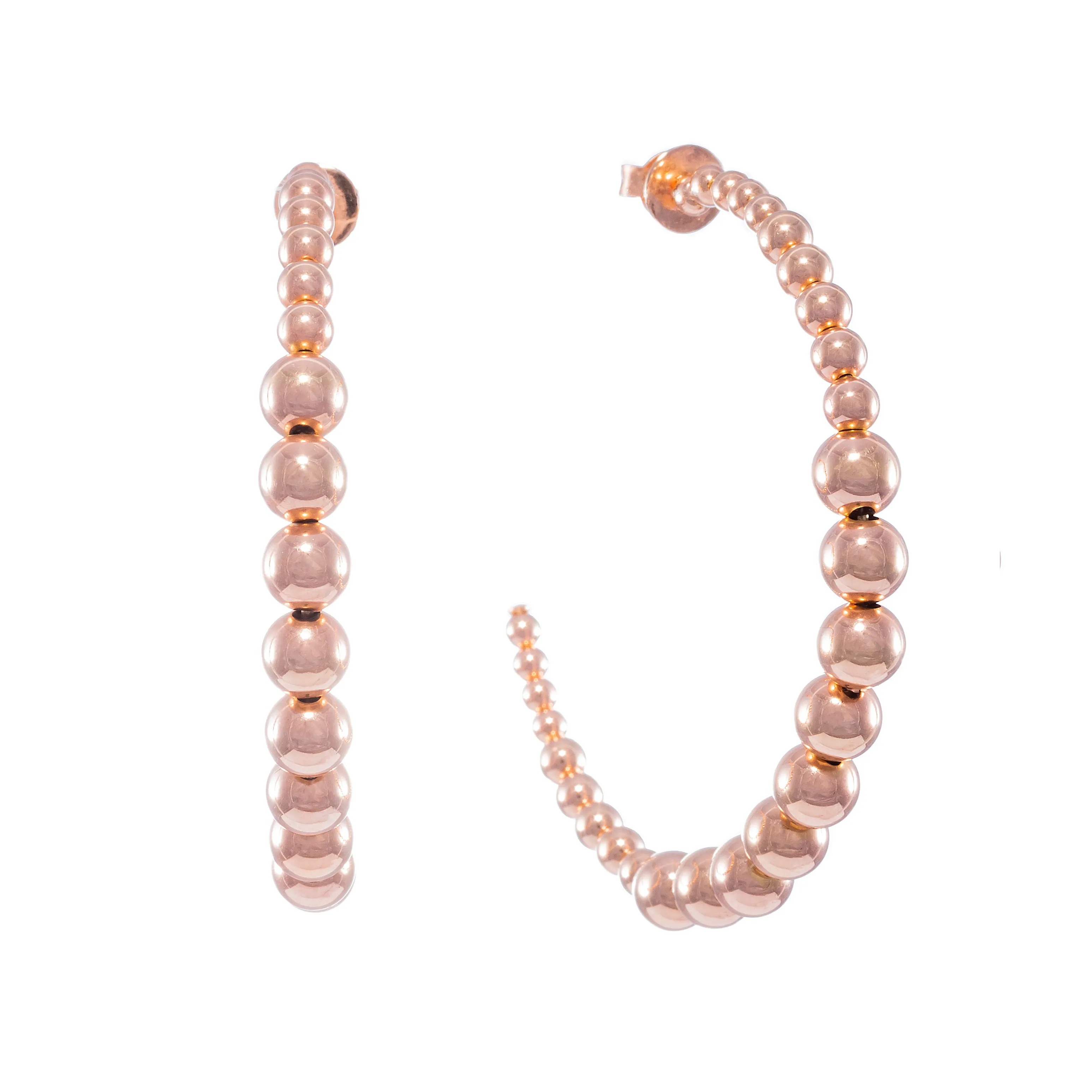 Round Bubblegum Hoops