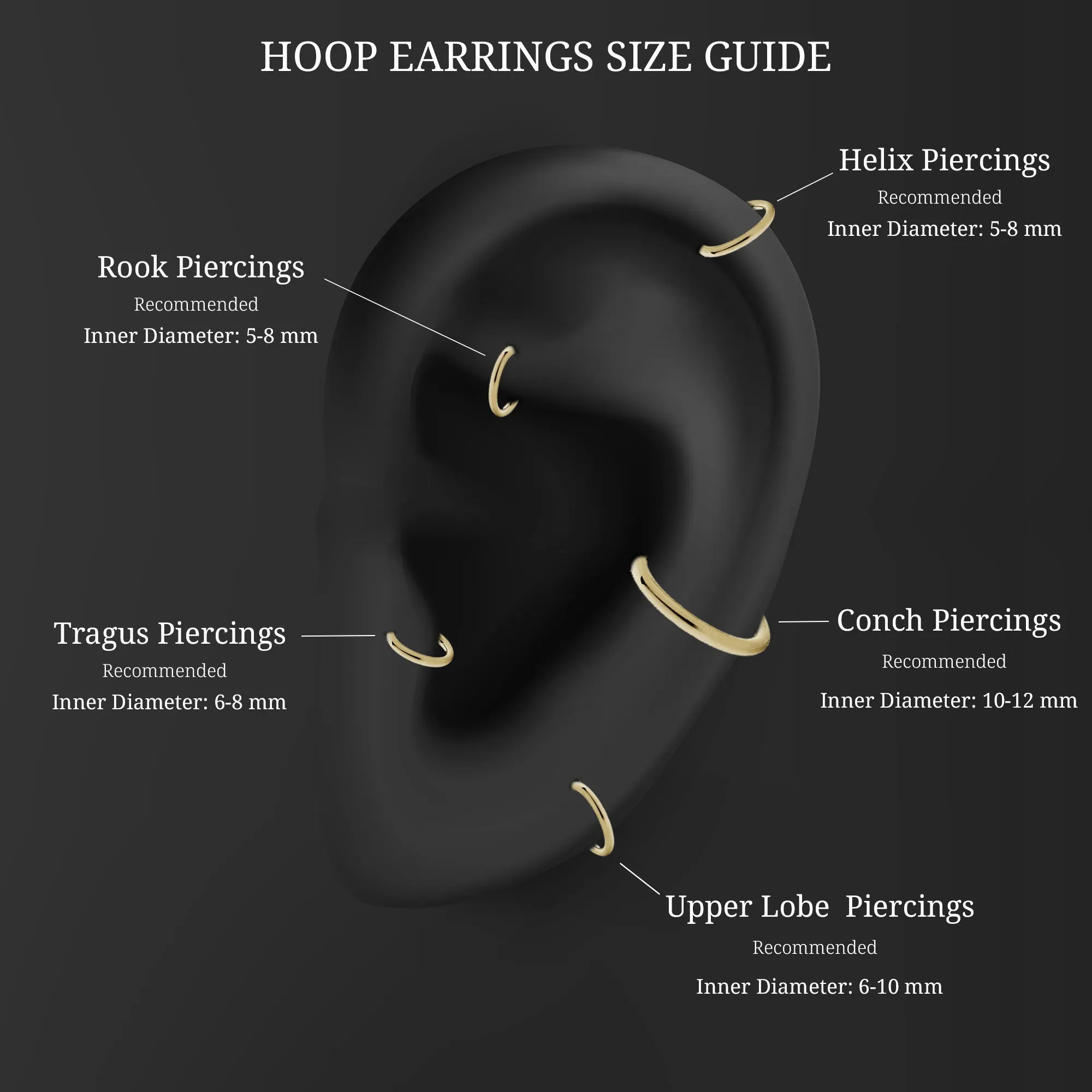Round Cut Moissanite Bow Cartilage Hoop Earring