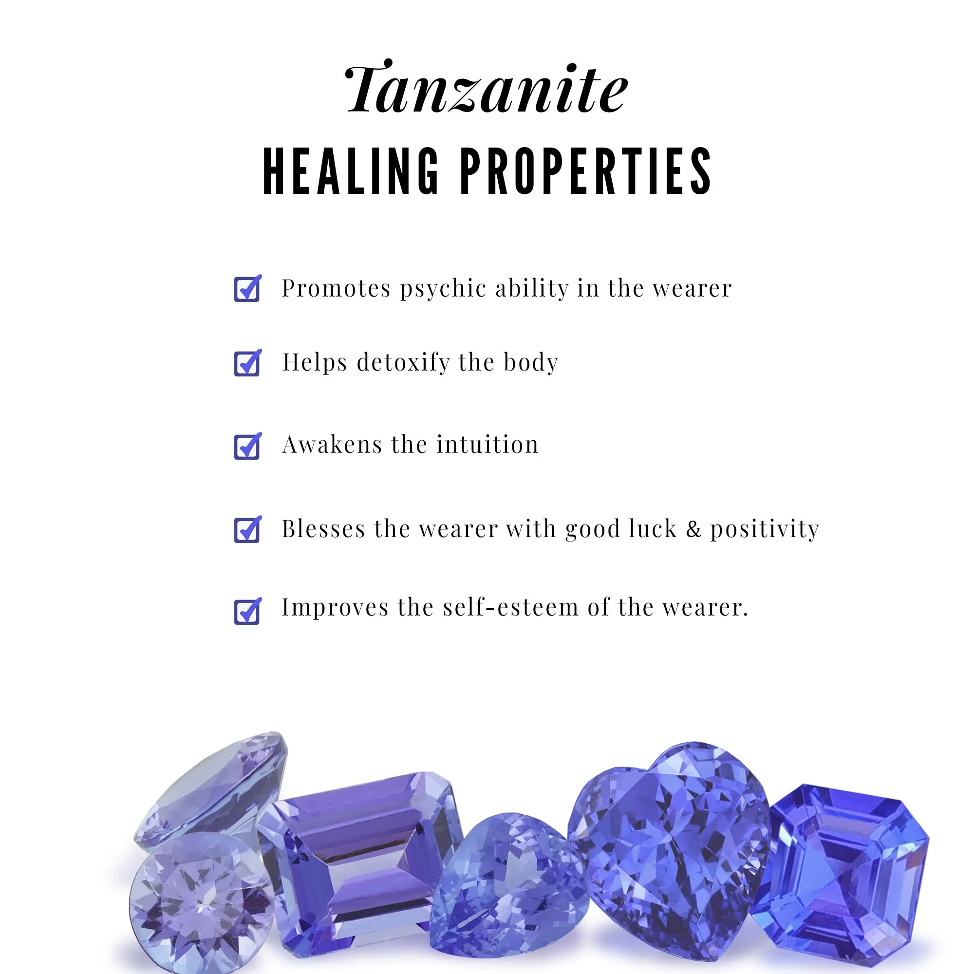 Round Tanzanite and Diamond Twisted Pendant Necklace