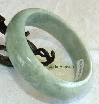 Sale-"Gorgeous Green Jadeite Bangle 59mm A Grade   Certificate (755)