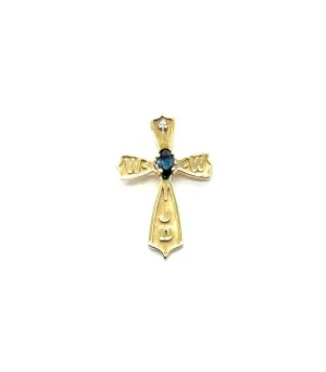 Sapphire and Diamond W.W.J.D. Cross