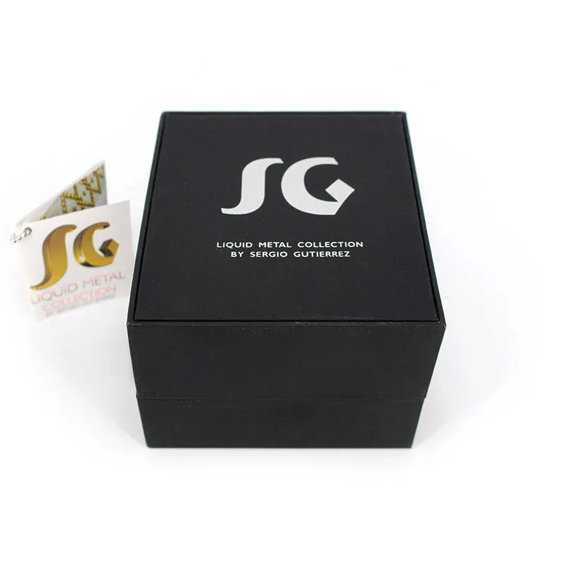 SG Liquid Metal B35 - SS / Rose Titanium (Stainless Steel Bracelet) by Sergio Gutierrez