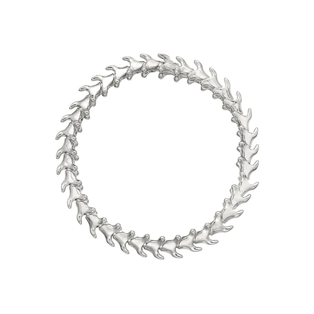 Silver Serpents Trace Slim Bracelet