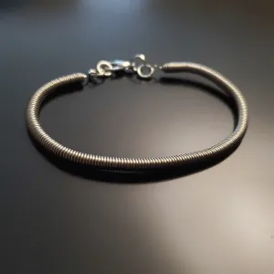 Simple Electric Bass String Unisex Bracelet