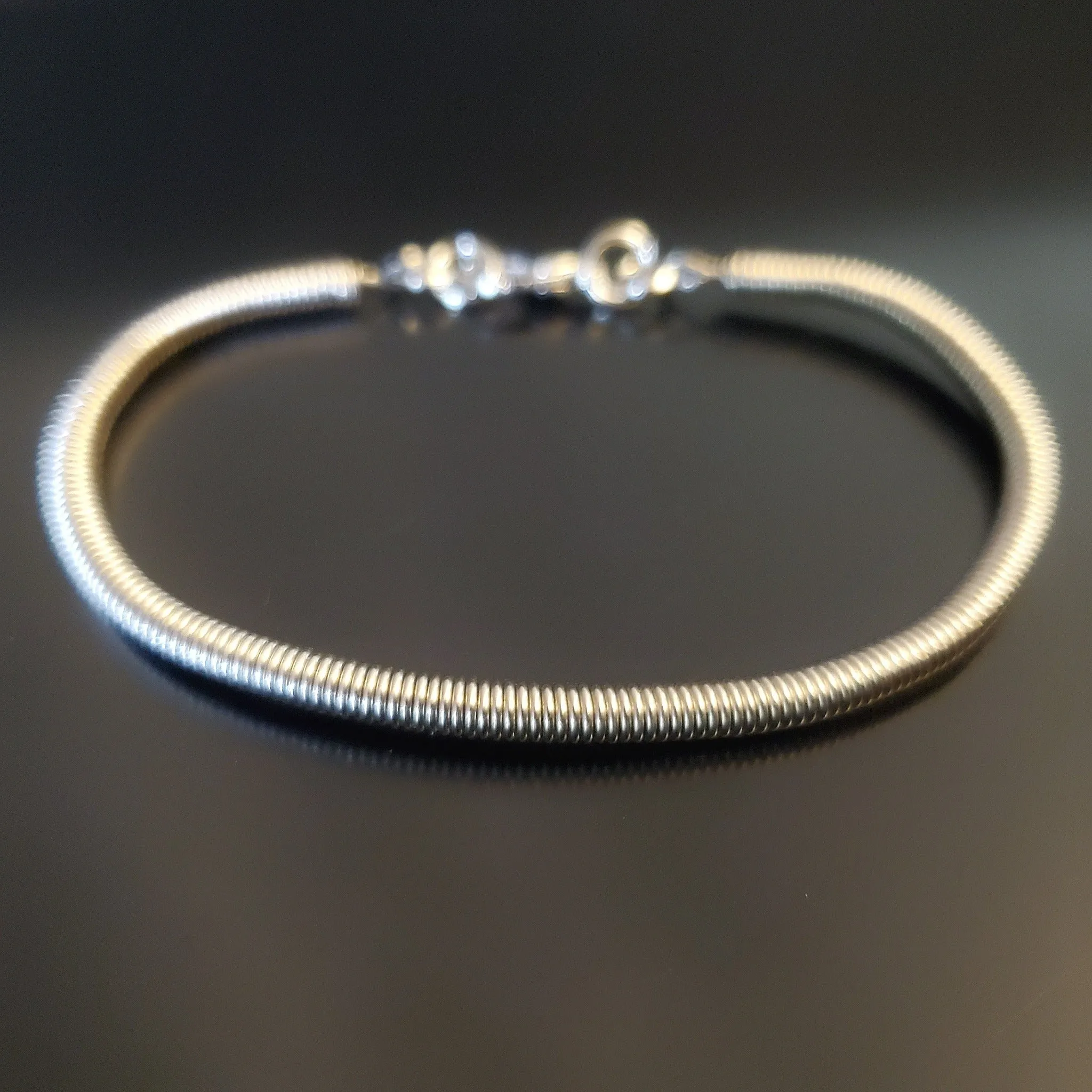Simple Electric Bass String Unisex Bracelet