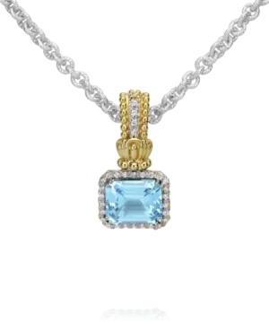 Sky Blue Topaz Pendant