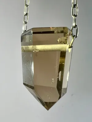 Smoky Quartz Crystal Necklace