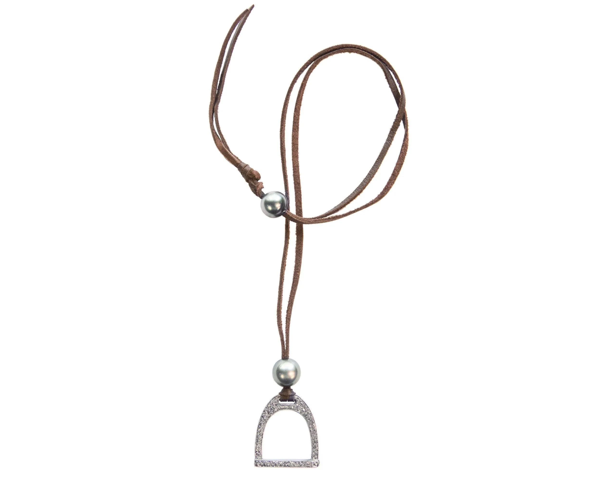 Stallion Stirrup Necklace | Freshwater