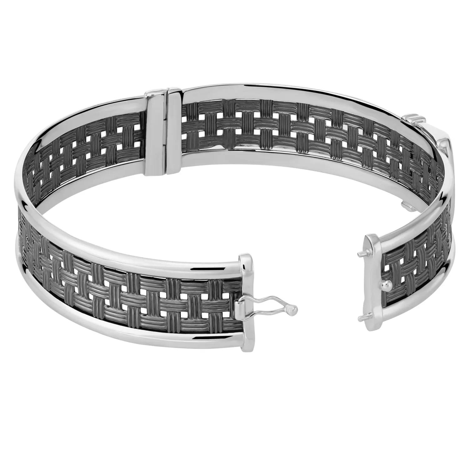 Sterling Silver Buckle Style Bracelet