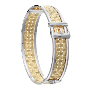 Sterling Silver Buckle Style Bracelet