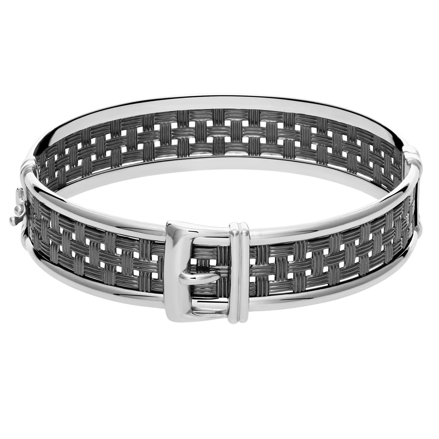 Sterling Silver Buckle Style Bracelet