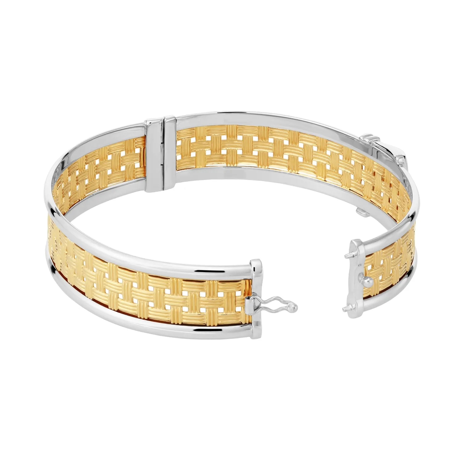 Sterling Silver Buckle Style Bracelet
