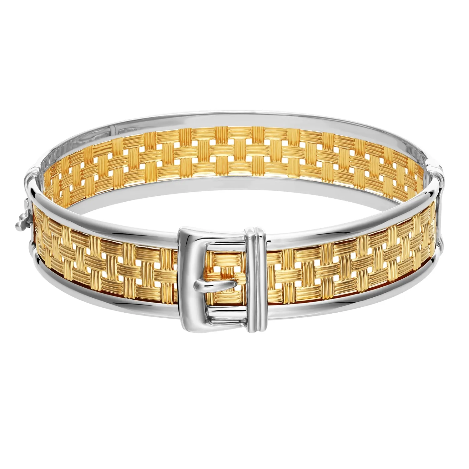 Sterling Silver Buckle Style Bracelet