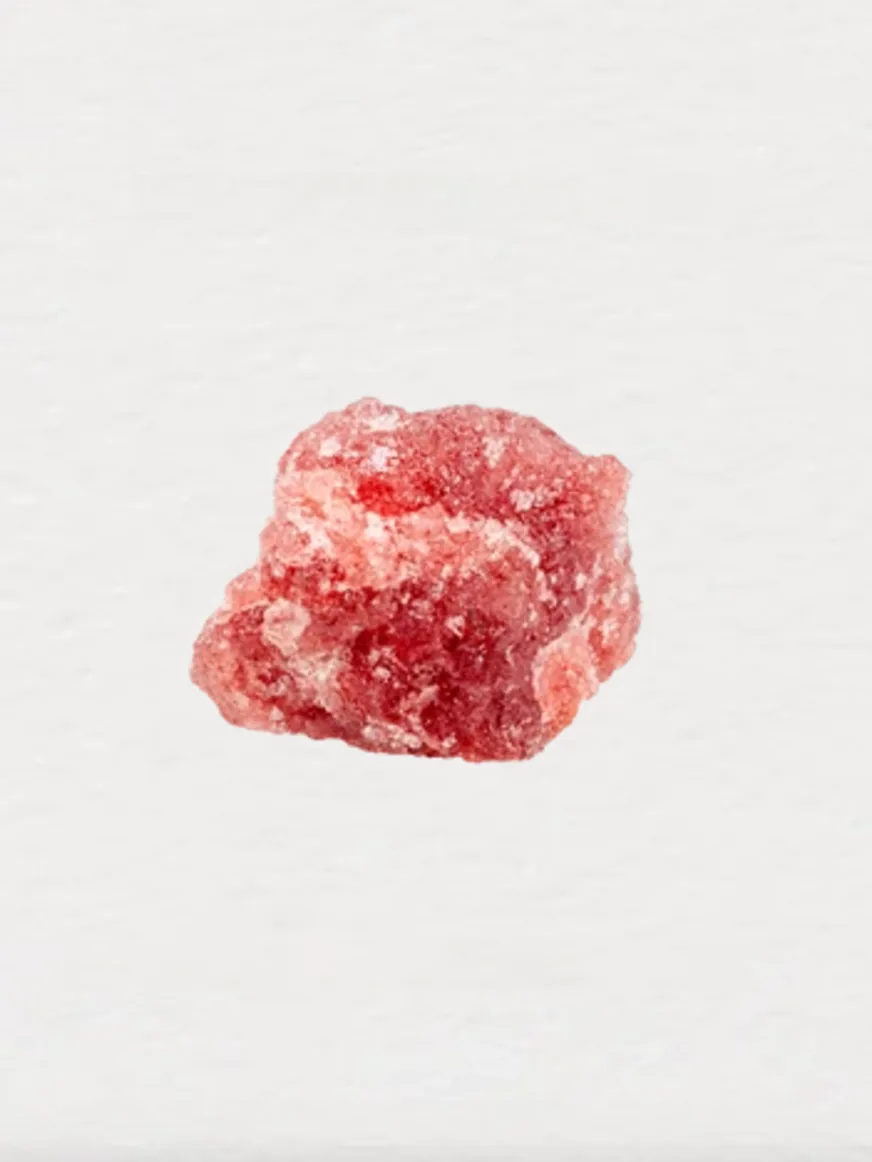 Tibetan Necklace - Strawberry Pink Quartz