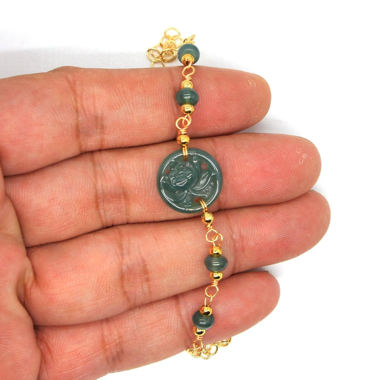 Type A Jadeite Jade  Bracelet p2014s