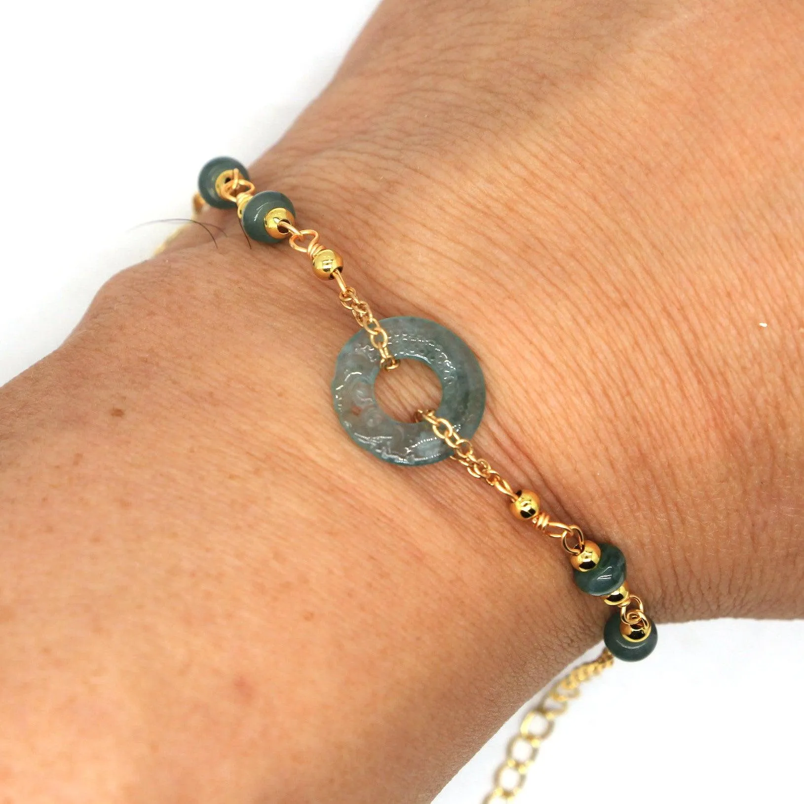 Type A Jadeite Jade  Bracelet p2015s