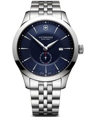 Victorinox Swiss Army Mens Alliance - Stainless Steel - Blue Dial - Date