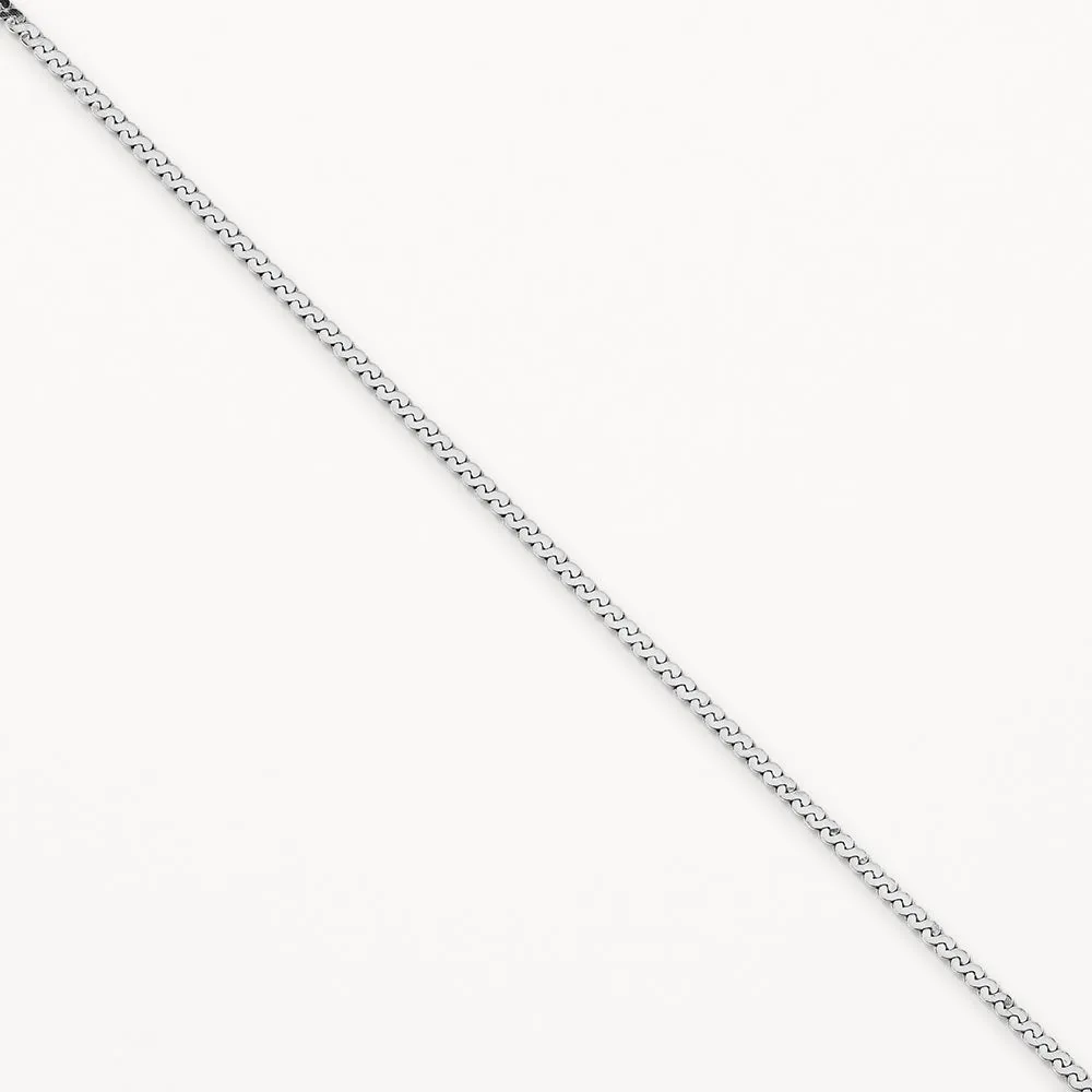Viper Choker Chain Necklace in Silver