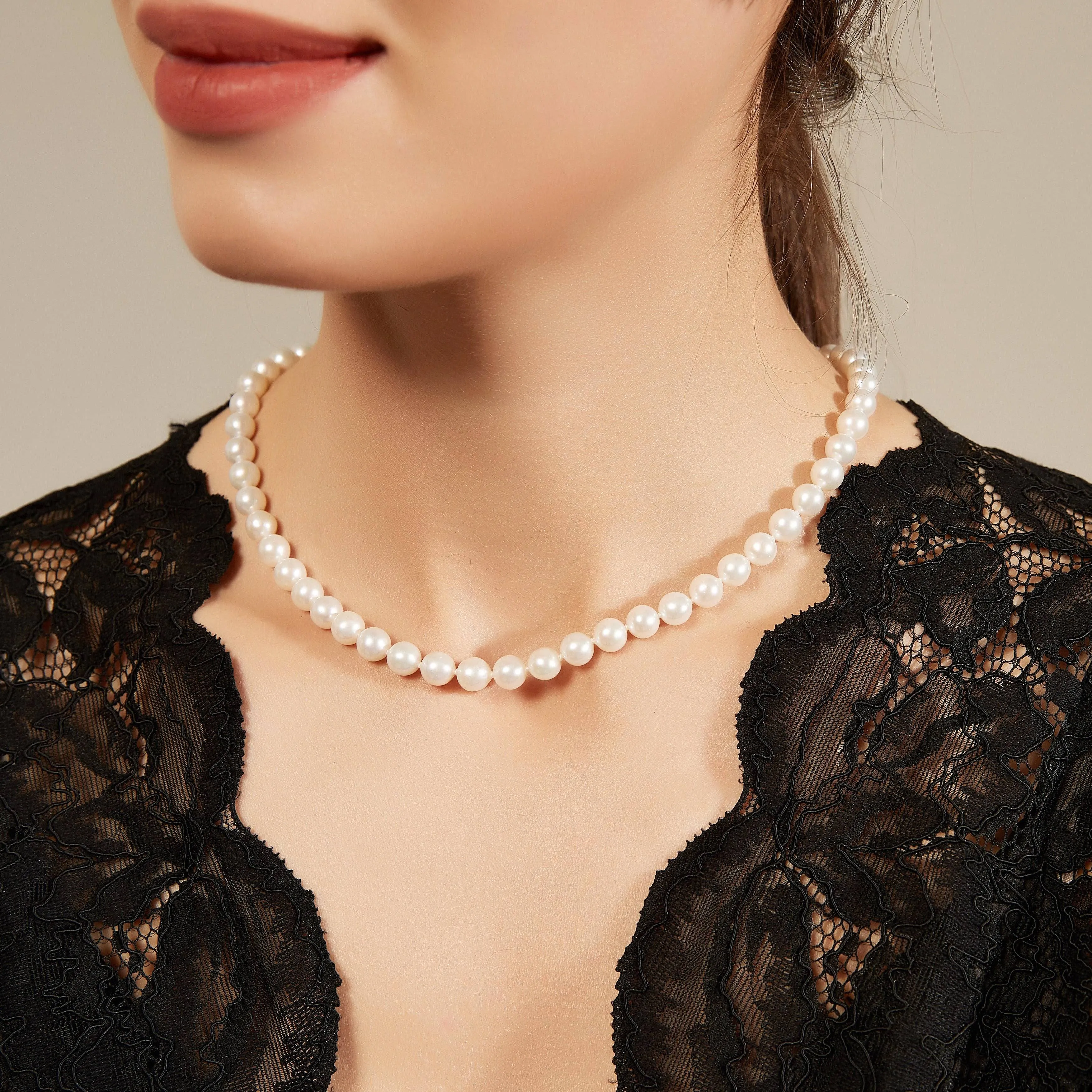 White Freshwater Pearl 3-Piece Jewelry Set