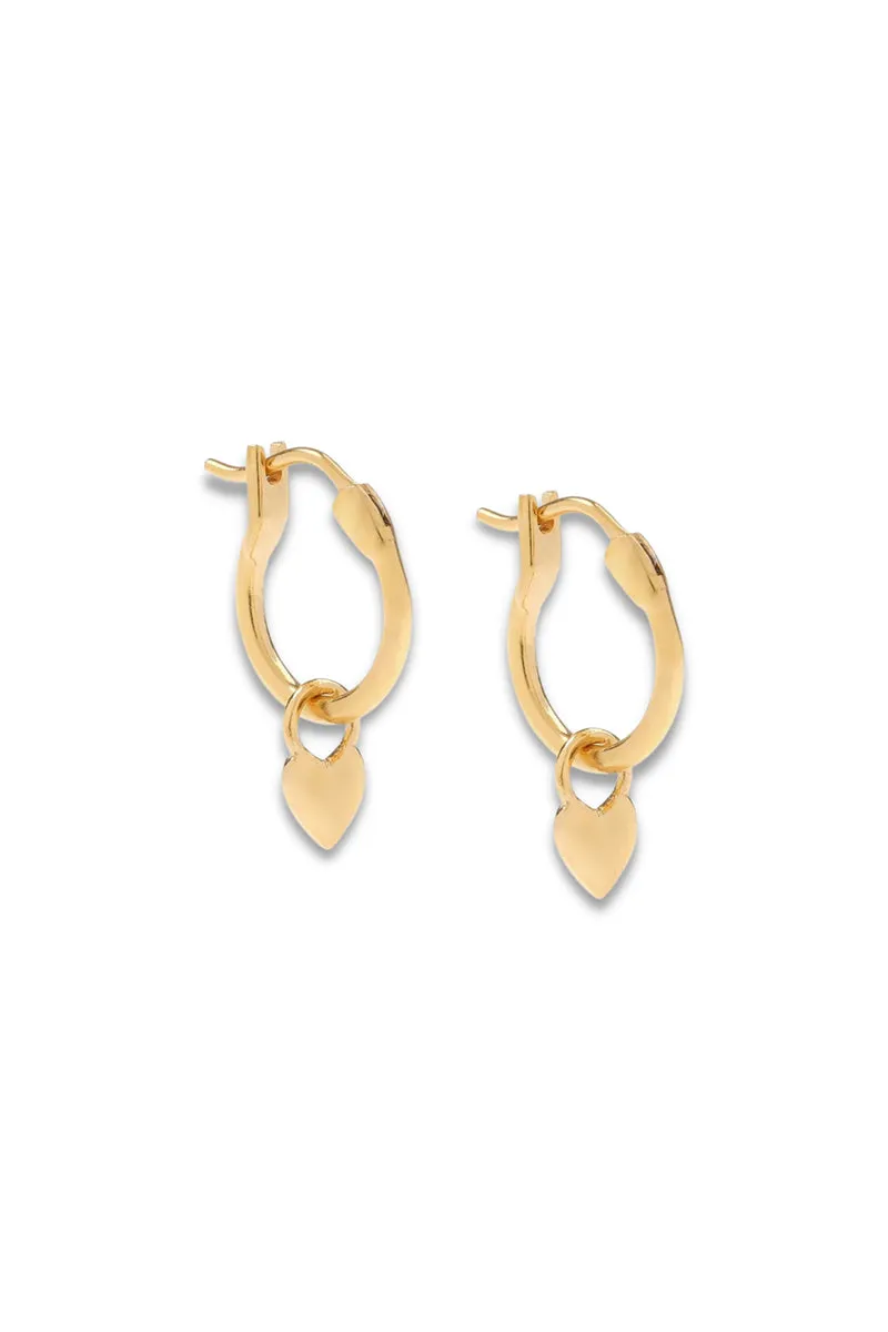 You Are Loved Earrings - Gold